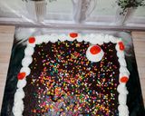 Foto langkah ke 6 dari resep Kue ultah cuma 2 butir telur.