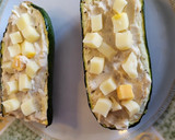 Foto del paso 7 de la receta: Calabacín gratinado con hummus y queso