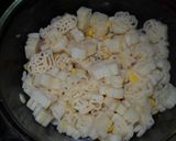 Foto del paso 1 de la receta: Fideos con pollo y maíz para niños