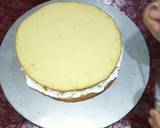 Heart shape cake with cocktail filling recipe step 3 photo