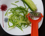 A picture of step 3 of Spinach soup with cucumber noodles.