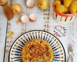 Une image de l'étape 5 de Tortilla pomme de terre et aubergines.