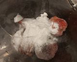 A picture of step 1 of Strawberry Milkshake.