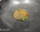 A picture of step 2 of Veg upma.