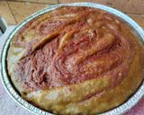 Foto del paso 6 de la receta: Bizcochuelo🥧🍰 de banano🍌 con bocadillo de guayaba🫒sin huevo y en licuadora🍌🍰🥧