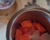 पपाया मिल्कशेक (papaya milkshake recipe in Hindi) रेसिपी चरण 2 फोटो