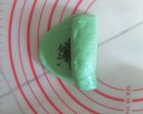 Foto langkah ke 4 dari resep Roti sobek Pandan Cokelat.