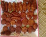 A picture of step 7 of Meethi Tikki.