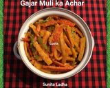 गाजर मूली का अचार (gajar mooli ka achar recipe in Hindi) रेसिपी चरण 6 फोटो