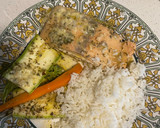 Foto del paso 4 de la receta: Salmón al horno con vegetales