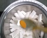 A picture of step 2 of Instant Radish Pickle.