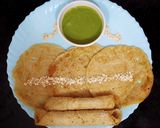 A picture of step 4 of Instant Oats Dosa.