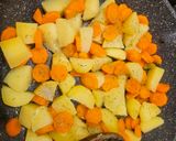 A picture of step 5 of Vegetable Side Dish with Zucchini, Carrots, and Potatoes.
