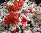 Foto del paso 9 de la receta: Arroz prebiótico con berenjena y tomate seco enriquecido con Agua de Mar