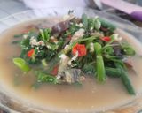 Foto langkah ke 9 dari resep Sayur Asem Bumbu Uleg pake Kangkung. Tersegar!.