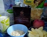 Foto langkah ke 1 dari resep Oatmeal Apple Protein Shake.
