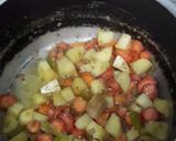 A picture of step 7 of Chinese vegetable rice (Chinese pulao).
