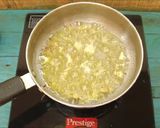 A picture of step 1 of Bread Mithai.