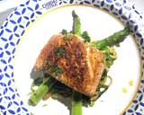 Spicy Skinned Salmon, Sauted Asparagus and Zucchini Noodles recipe step 6 photo
