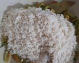 A picture of step 5 of Masala Baath without Goda Masala.