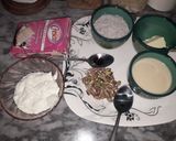 A picture of step 1 of Green faluda with kheer.
