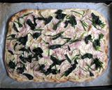 A picture of step 4 of Smoked Salmon Flammkuchen.
