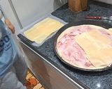 Foto del paso 3 de la receta: Tarta de jamón y queso con chicos