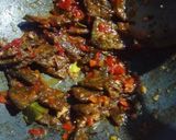 Foto langkah ke 3 dari resep Dendeng lado merah.