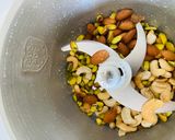 A picture of step 2 of Almond and date roll.