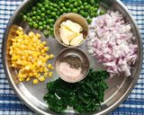 A picture of step 1 of Mukimo/Irio/Mashed Potato.