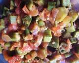 Okra recipe step 3 photo