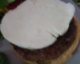 A picture of step 6 of My Hallumi Steak Burger on a seeded Brioch Bun ❤.
