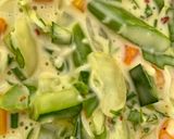 A picture of step 3 of Mini Quiches with Asparagus and Spring Vegetables.