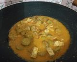 Foto langkah ke 4 dari resep 288.Terong Masak Kelapa Sangrai + Tempe.