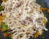 Foto langkah ke 4 dari resep Ayam suir pedas hajatan.