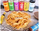 A picture of step 4 of Crispy Potato Fry Chips 😋.