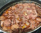 A picture of step 3 of Cajun Red Beans and Rice.