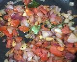 A picture of step 5 of Mushroom curry.