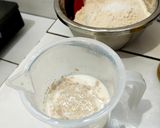 Foto langkah ke 3 dari resep Whole-Wheat Bread / Roti Gandum No Mixer dan No Ulen Lama2☺️.