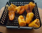 A picture of step 1 of Grilled Chicken Drums with Cheese Stuffed Mini Peppers.