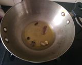 A picture of step 1 of Angara paneer.
