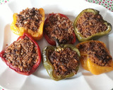 Foto del paso 8 de la receta: Pimientos tricolor rellenos