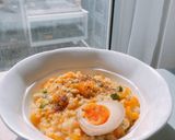 Hình bước làm 4 của món Cháo yến mạch rau củ