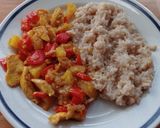 Currys csirke ananásszal, rizzsel recept fázis 4 fotója