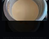 A picture of step 1 of Khandvi.
