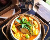 Foto langkah ke 7 dari resep Ikan Pindang Cue,Tahu,Tempe,Kuah Santan.