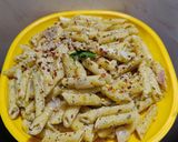 A picture of step 3 of Onion Pasta with mayonnaise.