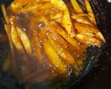 A picture of step 6 of Spicy Taro French Fries.