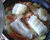 Foto del paso 6 de la receta: Bacalao con verduras a la sartén