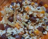 Foto del paso 4 de la receta: Arroz picante con vegetales (remolacha, zanahoria y cebolla)